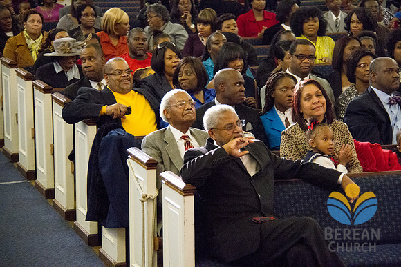 Karla Boston's parents in the audience. (Official Berean SDA Church Photo by Burdie Henri)
