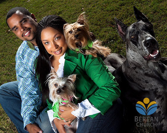 Associate Pastor John Boston & family