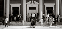 Exiting the doors