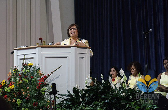 Thursday evening program by pastors' wives (Shepherdess)