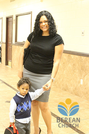 Mother & son going to sabbath school. Jan 12, 2013 (Official Berean SDA Church Photo by Richard White)