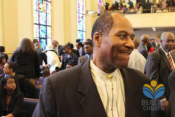 Congregation welcomes each other. Jan 12, 2013 (Official Berean SDA Church Photo by Richard White