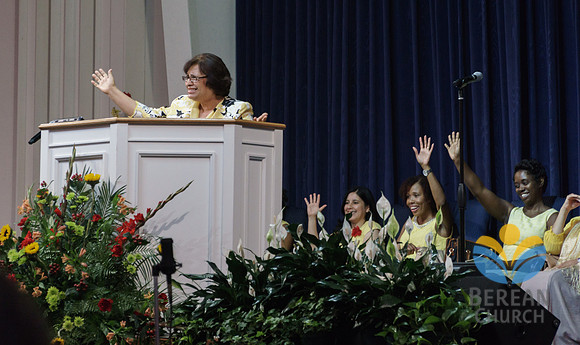 Thursday evening program by pastors' wives (Shepherdess)