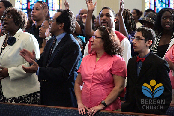 During praise and worship. April 28, 2012 (Official Berean SDA Church Photo by David Stewart)